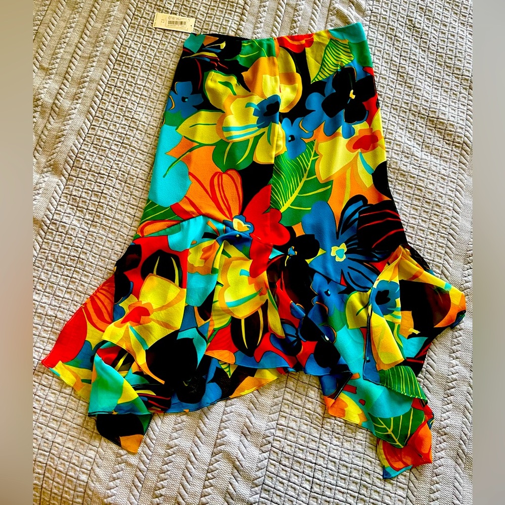 Vintage Floral Dana Buchman Skirt